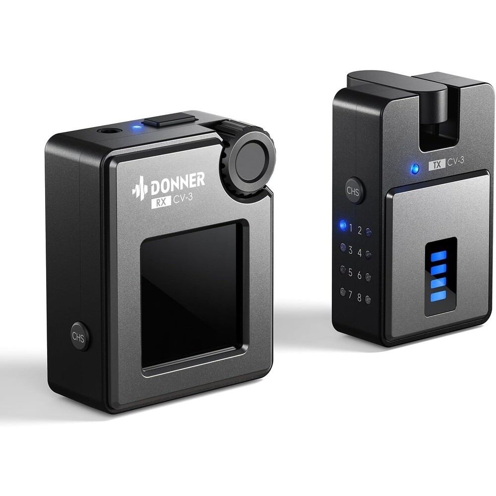 Donner Wireless in Ear Monitor System, Stereo IEM System with Transmitter